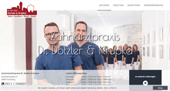 Desktop Screenshot of dotzler-krupka.de
